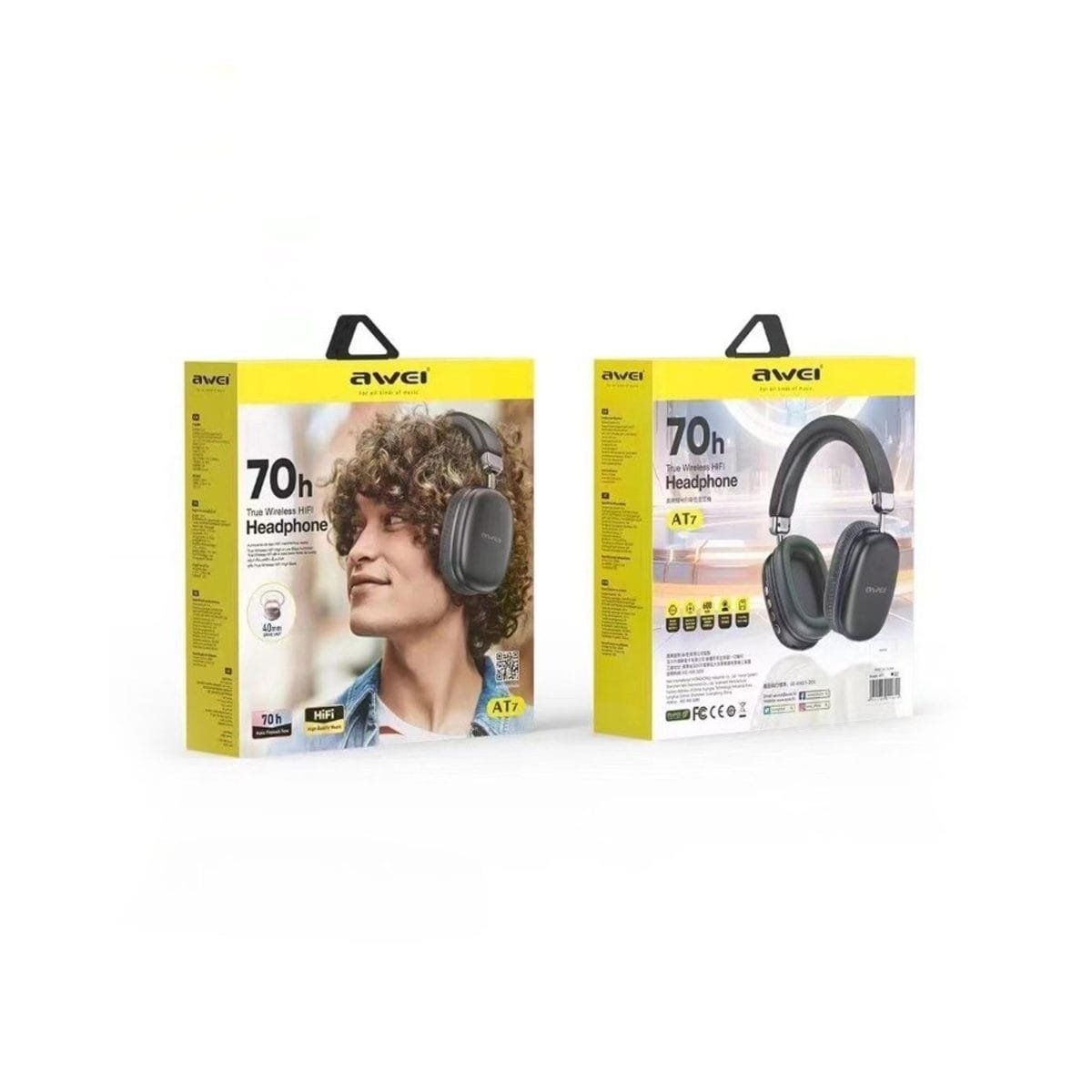 Awei AT7 Bluetooth Wireless Headphone - Image 2