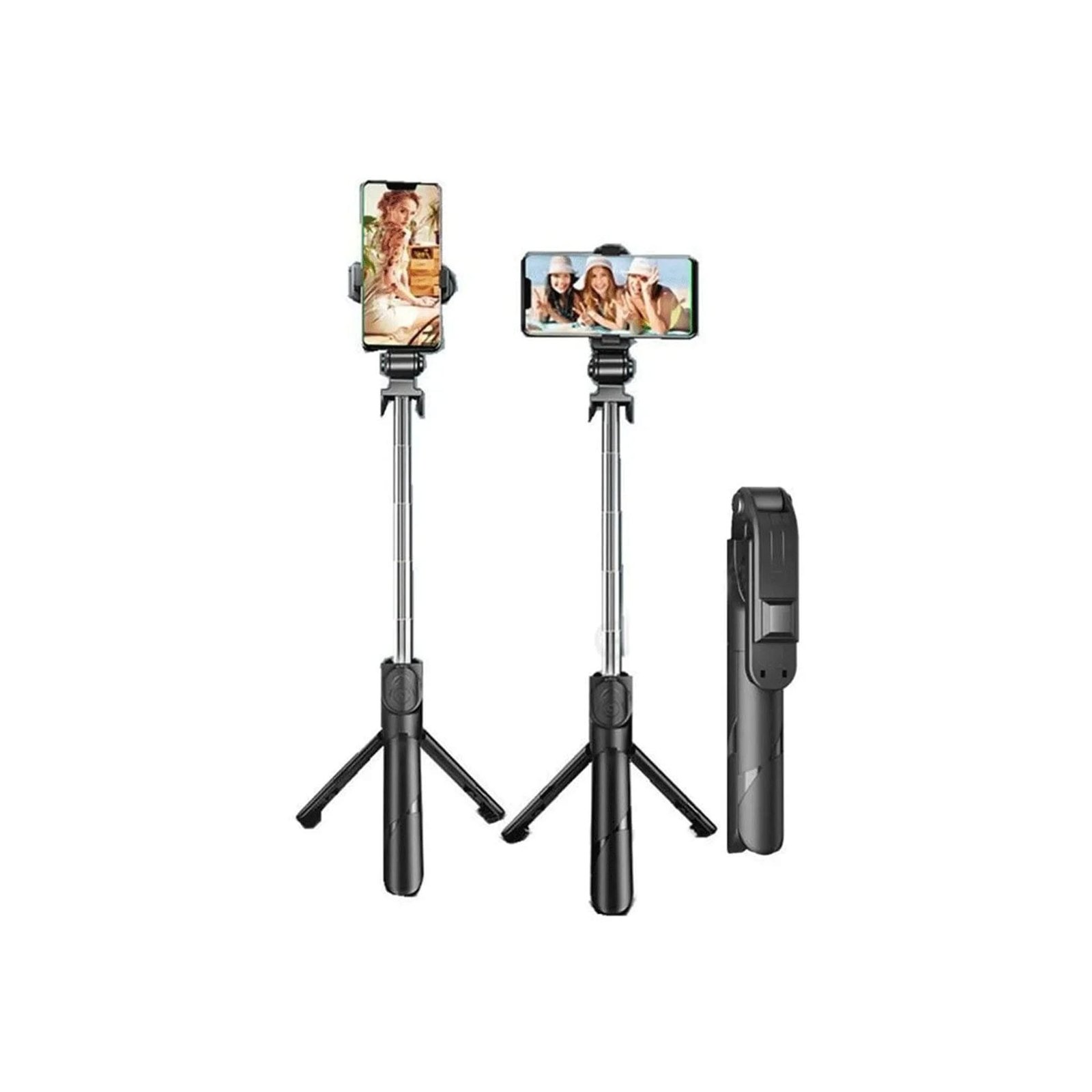 Q07 Portable Bluetooth Selfie Stick-topsource-2 Q07 Portable Bluetooth Selfie Stick With Remote Control - Image 2