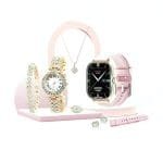 A58 Plus Smart Watch with Jewelry Set for Women Perfect Gift
