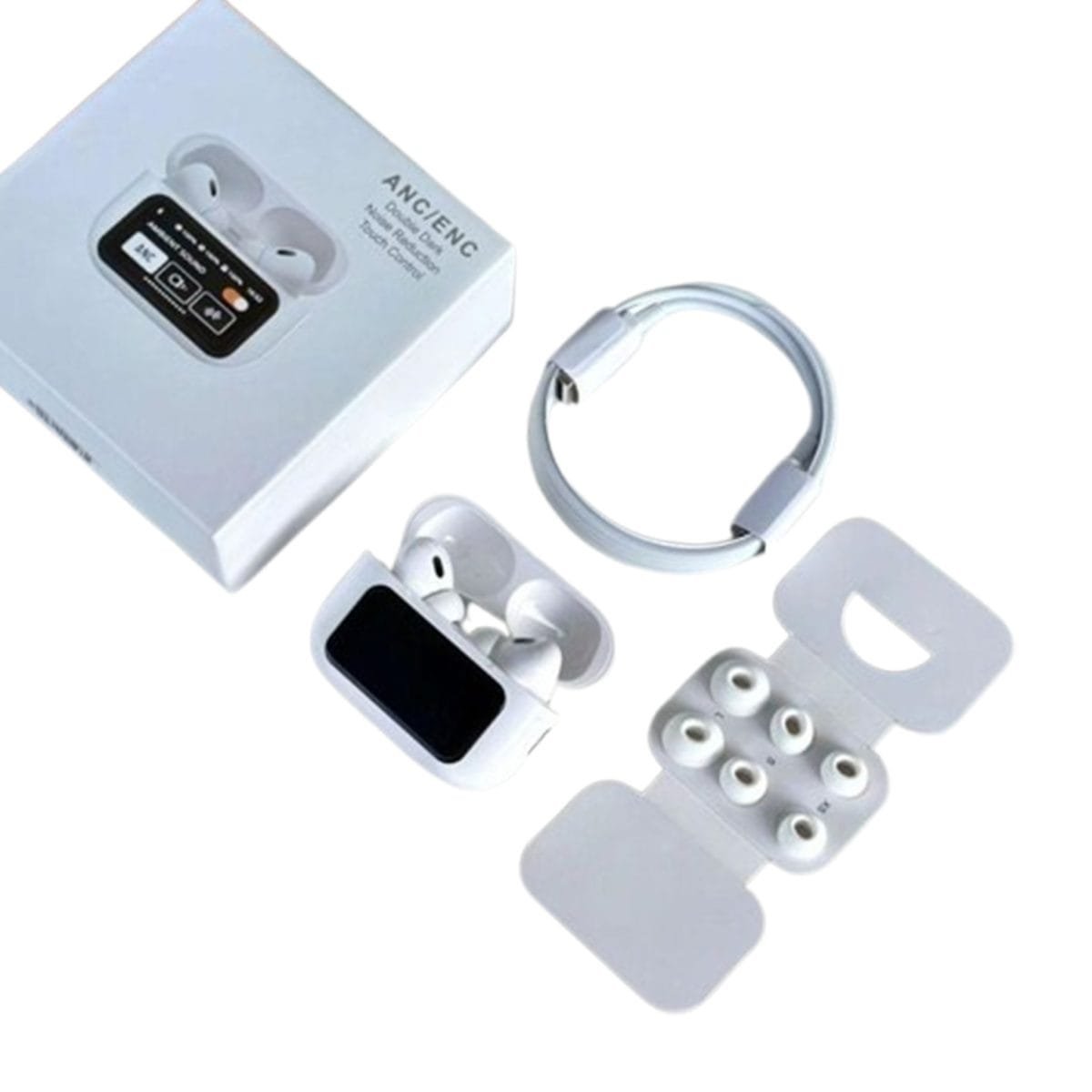 Airpods Pro 2 ANC/ENC Touch Control With Smart Display - Image 2