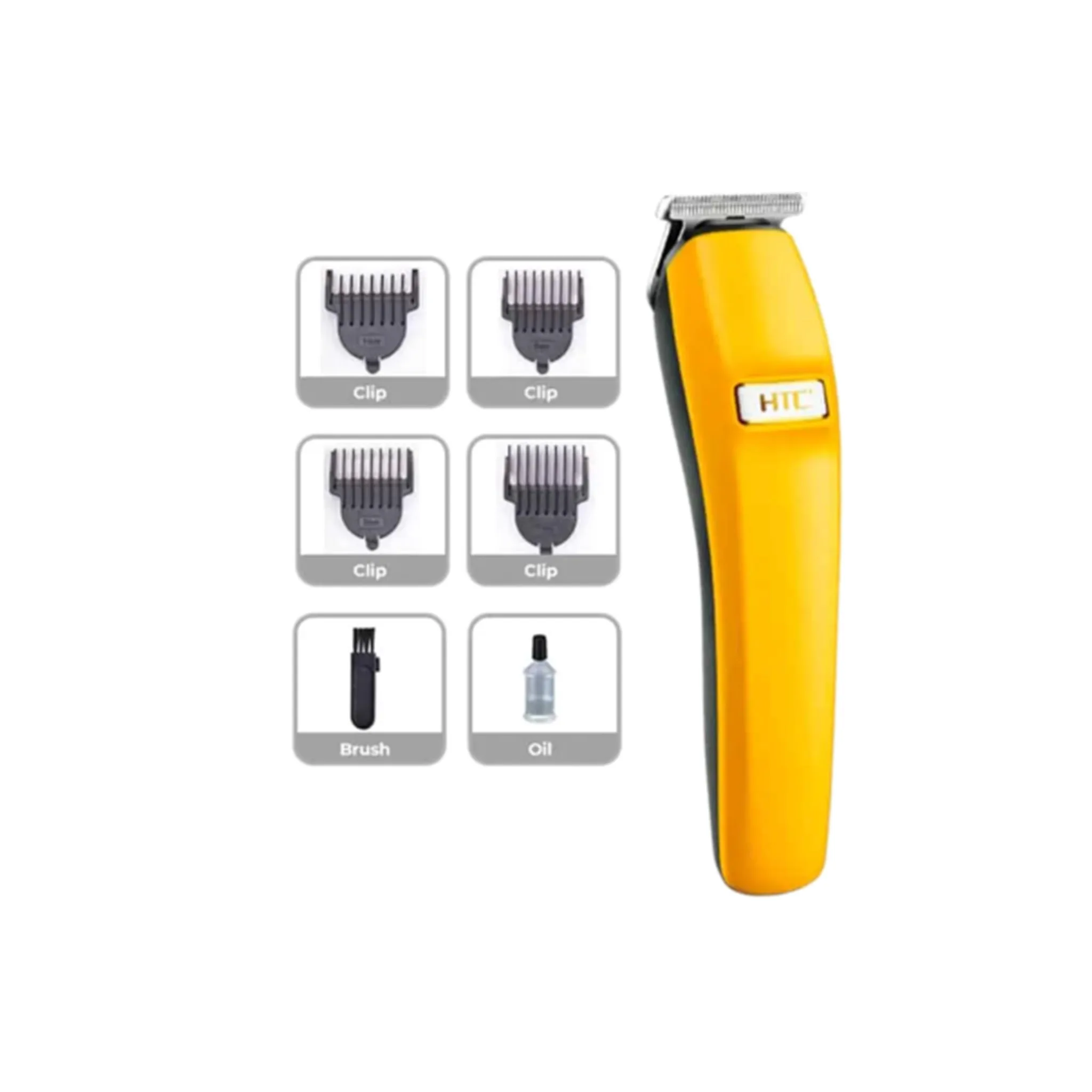 HTC AT-530 Rechargeable Hair & Beard Trimmer for Men - Image 1