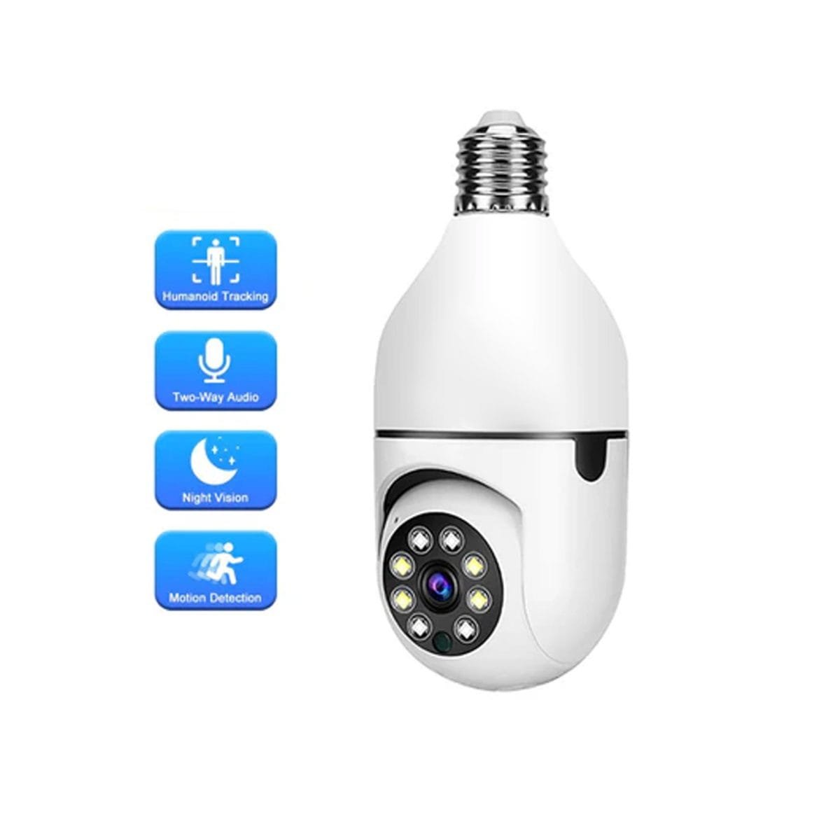 Original Bulb Camera PTZ Night Vision Wireless IP Security Camera - Image 1