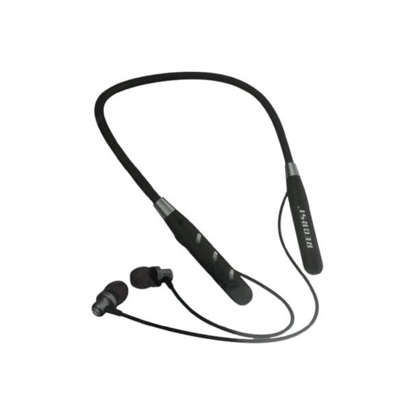 RECRSI RE-NY032 Sports Hanging Neckband Earphone - Black
