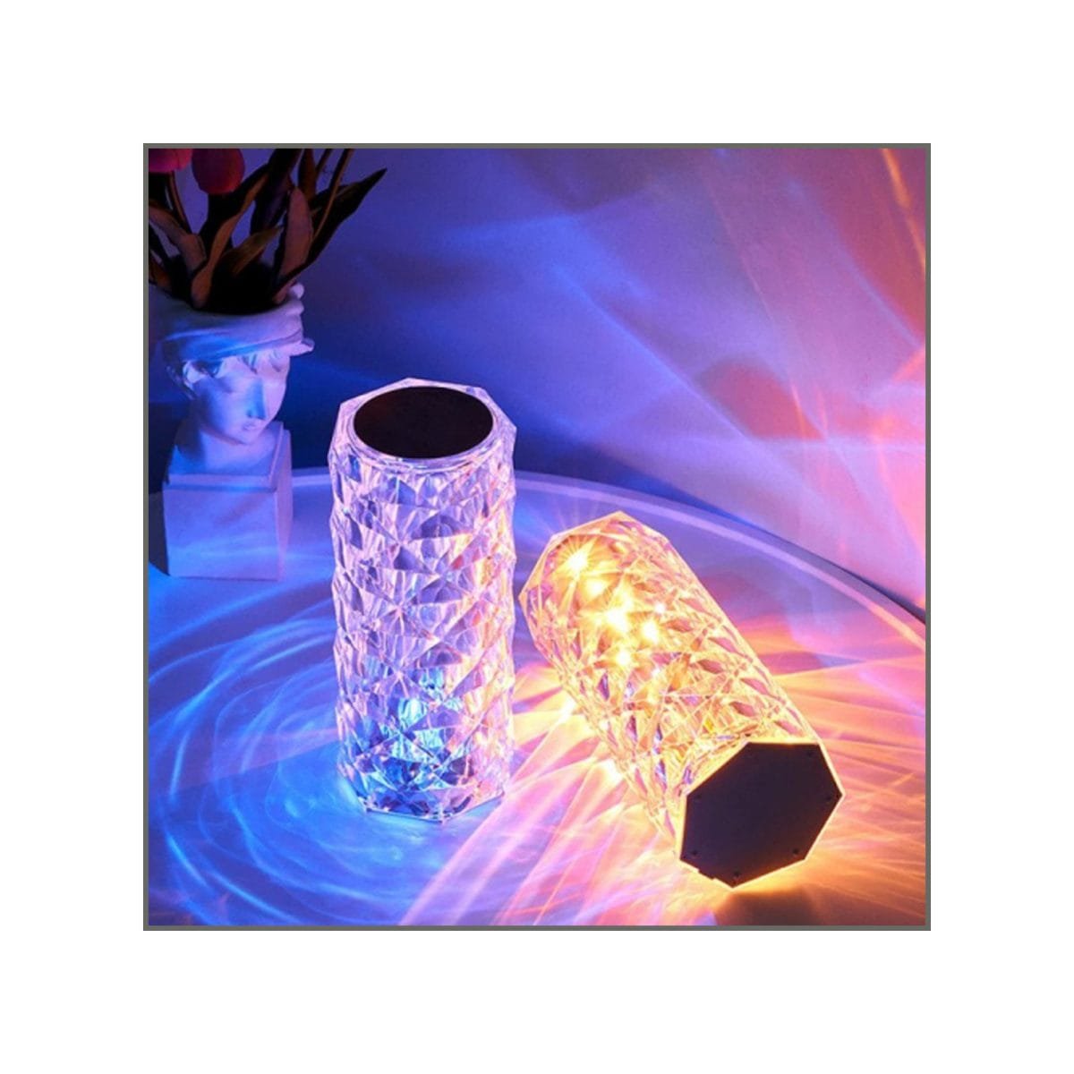 Rose Diamond Usb Charging Table Lamp - Image 2