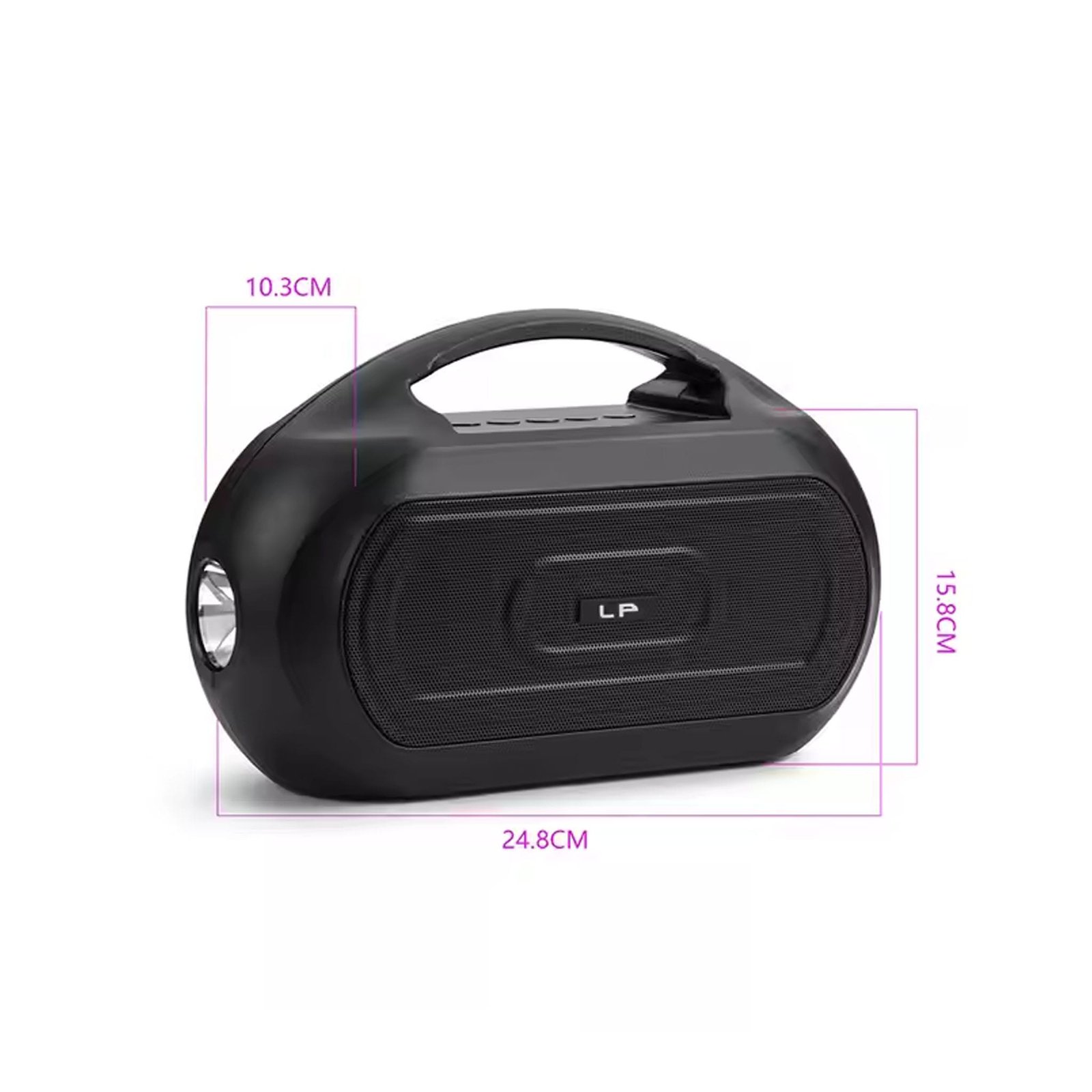 V50 Wireless Bluetooth Speaker With Radio Solar And Torch 2 V50 Wireless Bluetooth Speaker With Radio Solar And Torch - Image 3