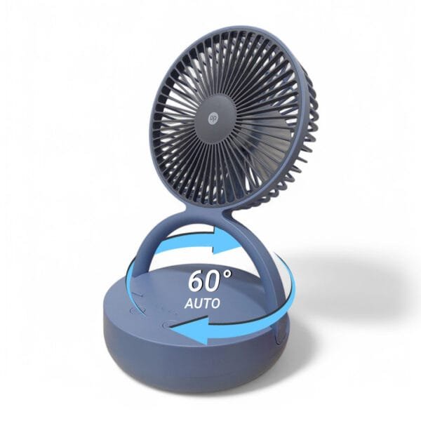 Rotating Folding Portable Mini Table Desk Rechargeable Fan