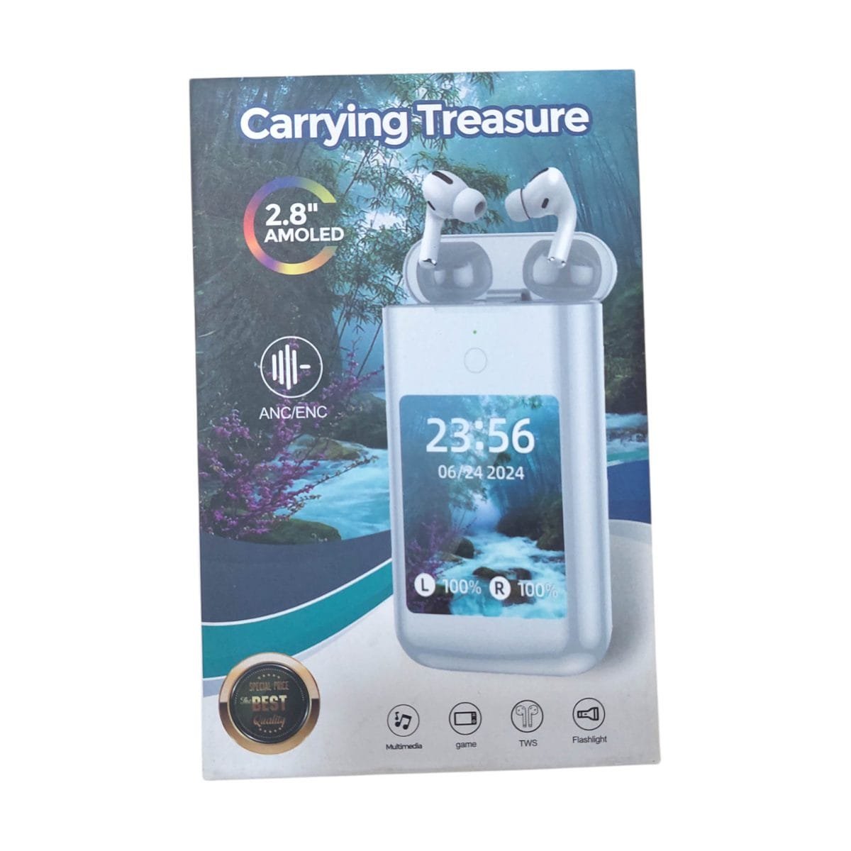 TF20 Earbuds with Powerbank  2.8in HD Display - Image 4