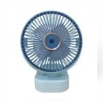 USB Rechargeable Adjustable Clip Mini Desk Fan - Image 2