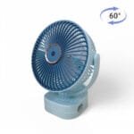 USB Rechargeable Adjustable Clip Mini Desk Fan