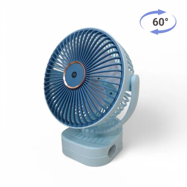 USB Rechargeable Adjustable Clip Mini Desk Fan