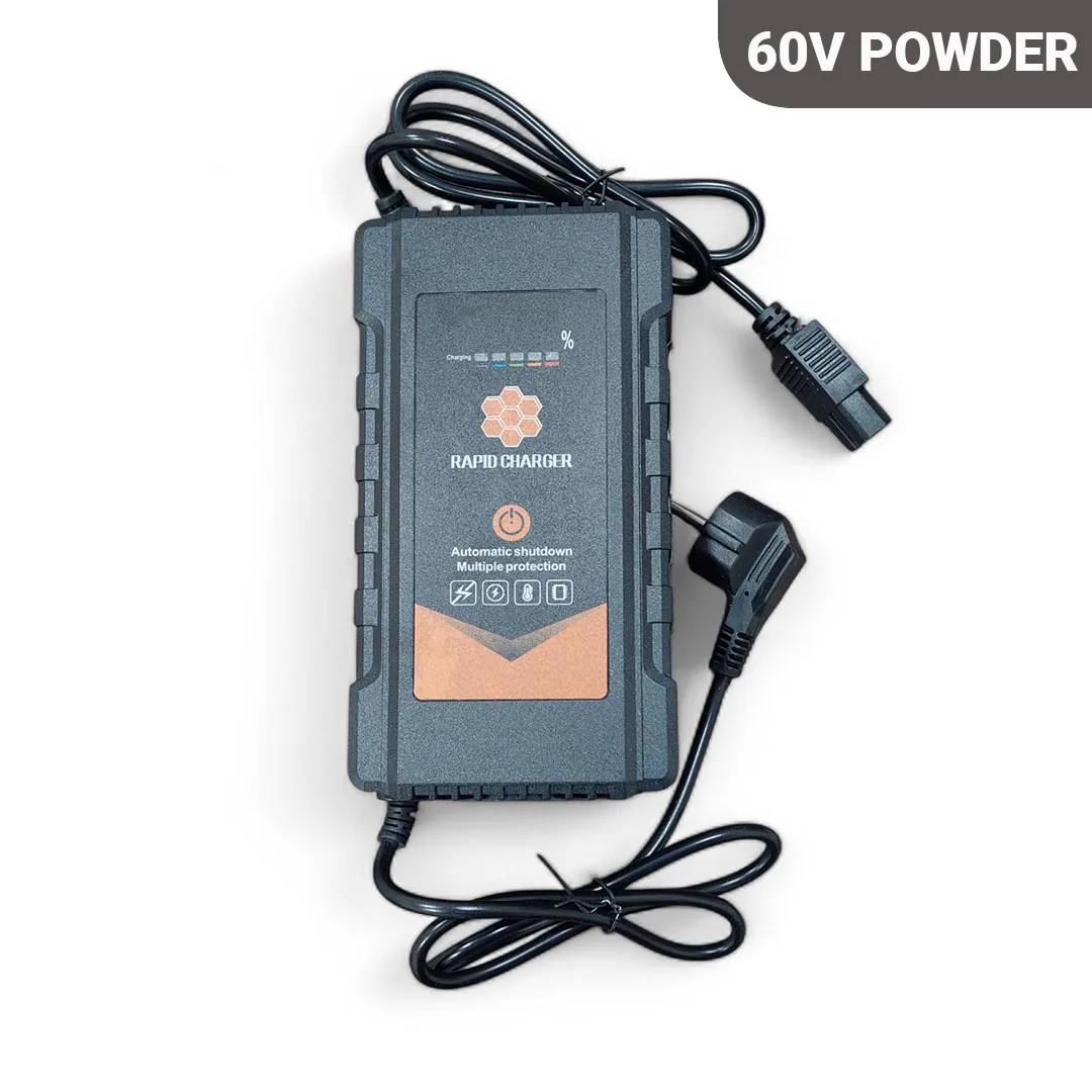 60 Volt Powder Charger Rapid E-Rickshaw 60V Dry Battery Charger – With Smart Protection - Image 1