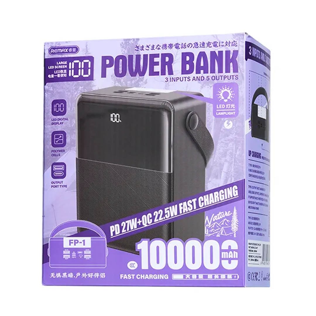 Remax FP-1 100,000mAh 27W+22.5W Power Bank 3 Remax FP-1 100,000mAh 27W+22.5W Power Bank - Image 3