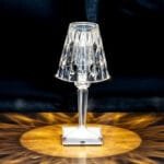 USB Charging Touch Diamond Crystal Table Lamp - Image 2