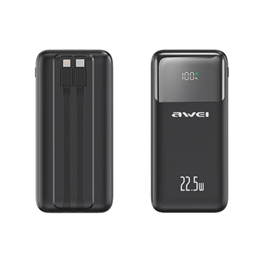 Awei P 106k Awei P106K 10000mAh 22.5W Fast Charging Power Bank - Image 1