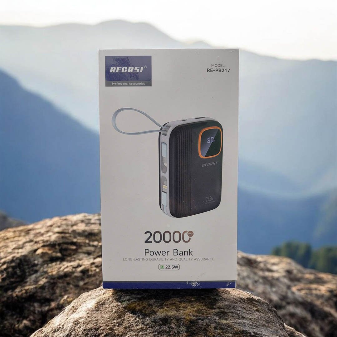 Regrsi RE-PB217 20000mAh Powerbank 2 Regrsi RE-PB217 20000mAh Powerbank - Image 2