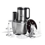 Electric Chopper Blender 6-in-1 Stainless Steel Food Processor